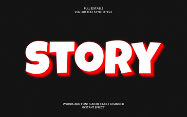 story text effect