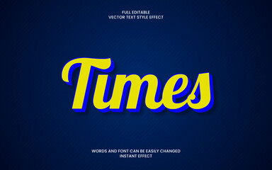 times text effect