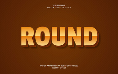 round text effect