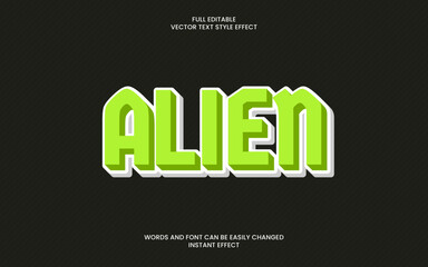 alien text effect