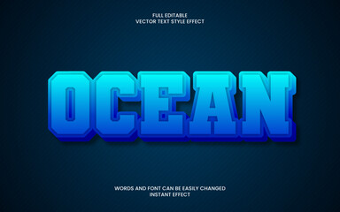 ocean text effect 