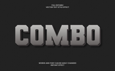 combo text effect 