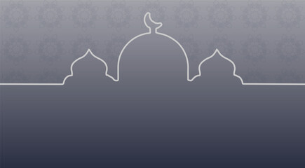 ramadan background illustration with patterns, ramadan background bannner