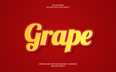 Grape Text Effect