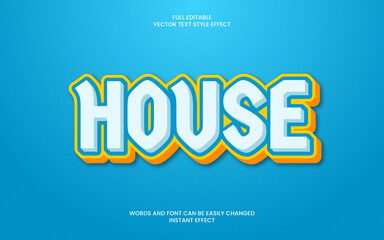 House Text Effect