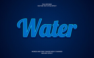 Water Text Effect