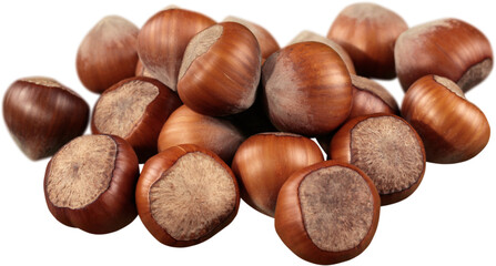 Hazelnuts - Isolated