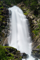 Fototapeta premium Waterfall Stuibenfall in Ötztal in Tyrol, Austria