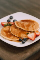 pancakes with jam