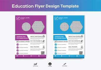 Education Flyer Design Template