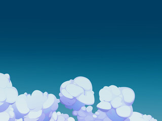 retro anime sky and cloud