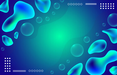 Blue Green Gradient Background