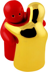 Salt And Pepper Castors Hugging - Isolated