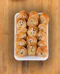 Lebanese sweet Burma Pistachios stock photo