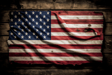 usa american flag on wooden background patriotic design new quality universal colorful joyful memorial independence day holiday stock image illustration 