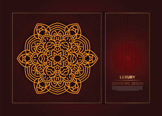 Luxury ornamental mandala design background