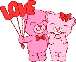 Valentine Day Love Bear