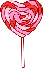 Valentine Day Heart Lollipop