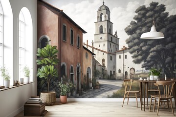Obraz premium Mediterranean created with AI