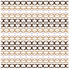 Vector geometric ornament in ethnic style. Seamless pattern with  abstract shapes, repeat tiles. Repeating pattern for decor, fabric,textile and fabric.