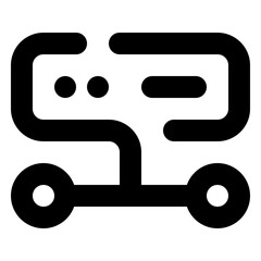 web hosting  line icon