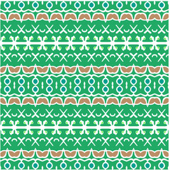 Vector geometric ornament in ethnic style. Seamless pattern with  abstract shapes, repeat tiles. Repeating pattern for decor, fabric,textile and fabric.