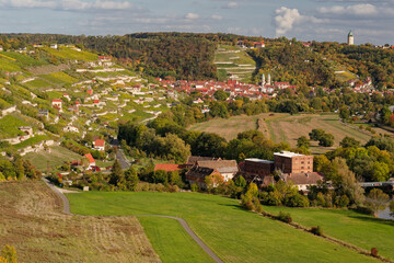 Der Schweigenberg - ein einmaliger Weinberge bei Freyburg/Unstrut, Burgenlandkreis, Sachsen-Anhalt,...