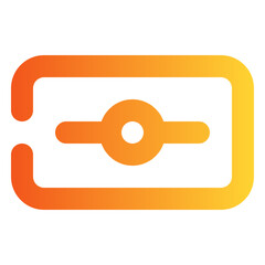 money  gradient icon