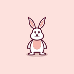 Cute Rabbit Logo