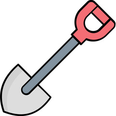 Digging tool Vector Icon


