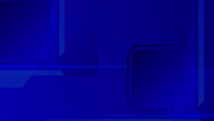 Abstract dark blue background with overlay stripes shape. Modern random object shape texture. Geometric background.