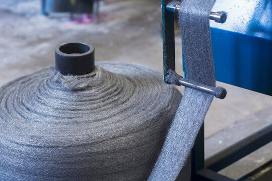 Steel wool cleaners in the factory, Lahr, Baden-Wuerttemberg, Germany