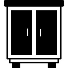 Almirah Vector Icon

