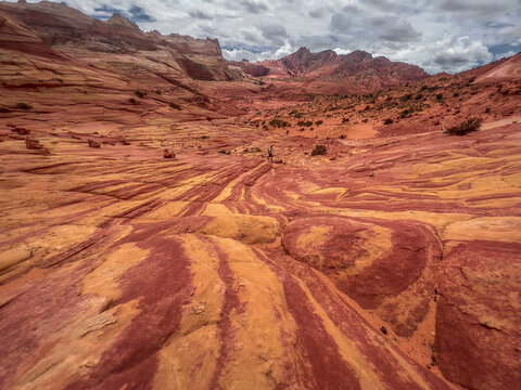 Striations in North Coyote Buttes