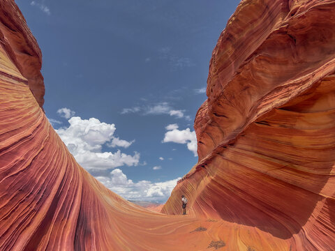 The Wave Arizona entrance area
