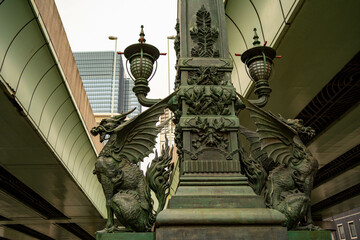 Nihonbashi (Nippon bridge) in the center of Tokyo, Japan