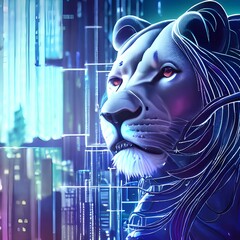 Illustration of lion
