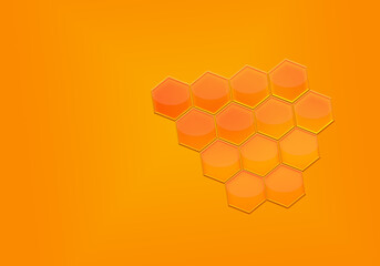 background with honeycombs