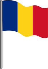 Romania flag 2023020416