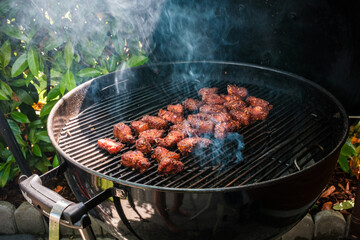 Pork Belly Burnt Ends am Grill