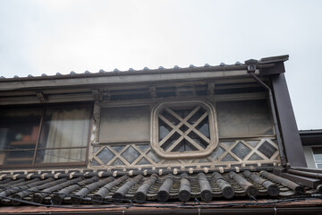 日本の岡山県の古くてとても美しい建物