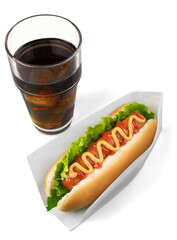 Hot Dog and Soda