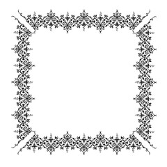 frames in vintage style with elements of ornament, art, pattern, background, texture