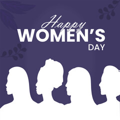 International women's day illustration, Vector