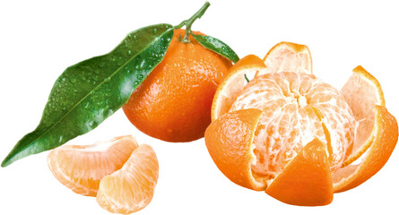 Fresch oranges ready to eat
