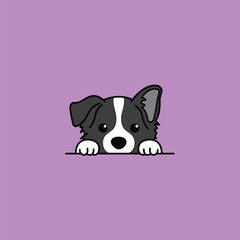 Cute Dog Vector Icon Illustration. Colorful Dog Vector Icon Concept White Isolated. Flat Cartoon Style Suitable for Web Landing Page, Banner, Flyer, Sticker
