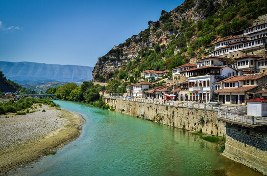Traditional houses in Berat, Albania