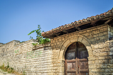 Street view in Berat, Albania