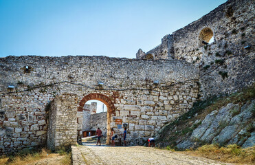 The castle of Berat, Albania