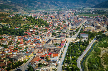 Panoramic view of Berat, Albania